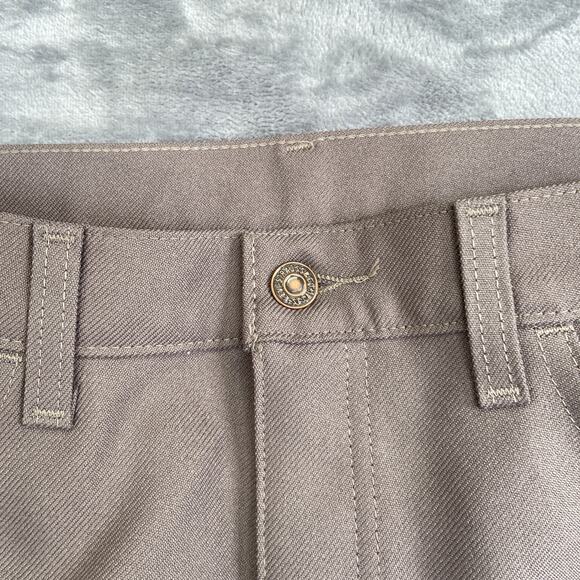 Vintage New Levi's Western Ranch Pants Men's 38x30 Taupe Brown Pants - Picture 3 of 9